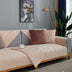 Thick Solid Color Plush Sofa Cushion For Autumn And Winter