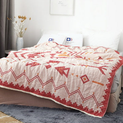 Breathable Towel Quilt With Thickened Six-Layer Cotton Gauze