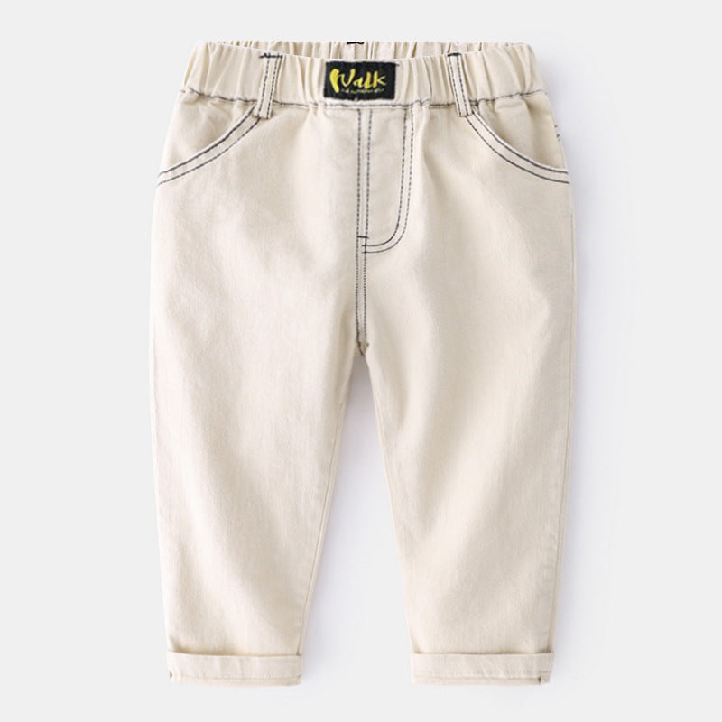 Baby Solid Color All-Match Trousers - Minihomy