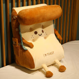 Toast Bread Bedside Cushion Back Pillow With Headrest Sofa