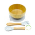 Anti-Fall And Anti-Scald Children's Tableware Suction Cup Bowl Bowl Spoon Set