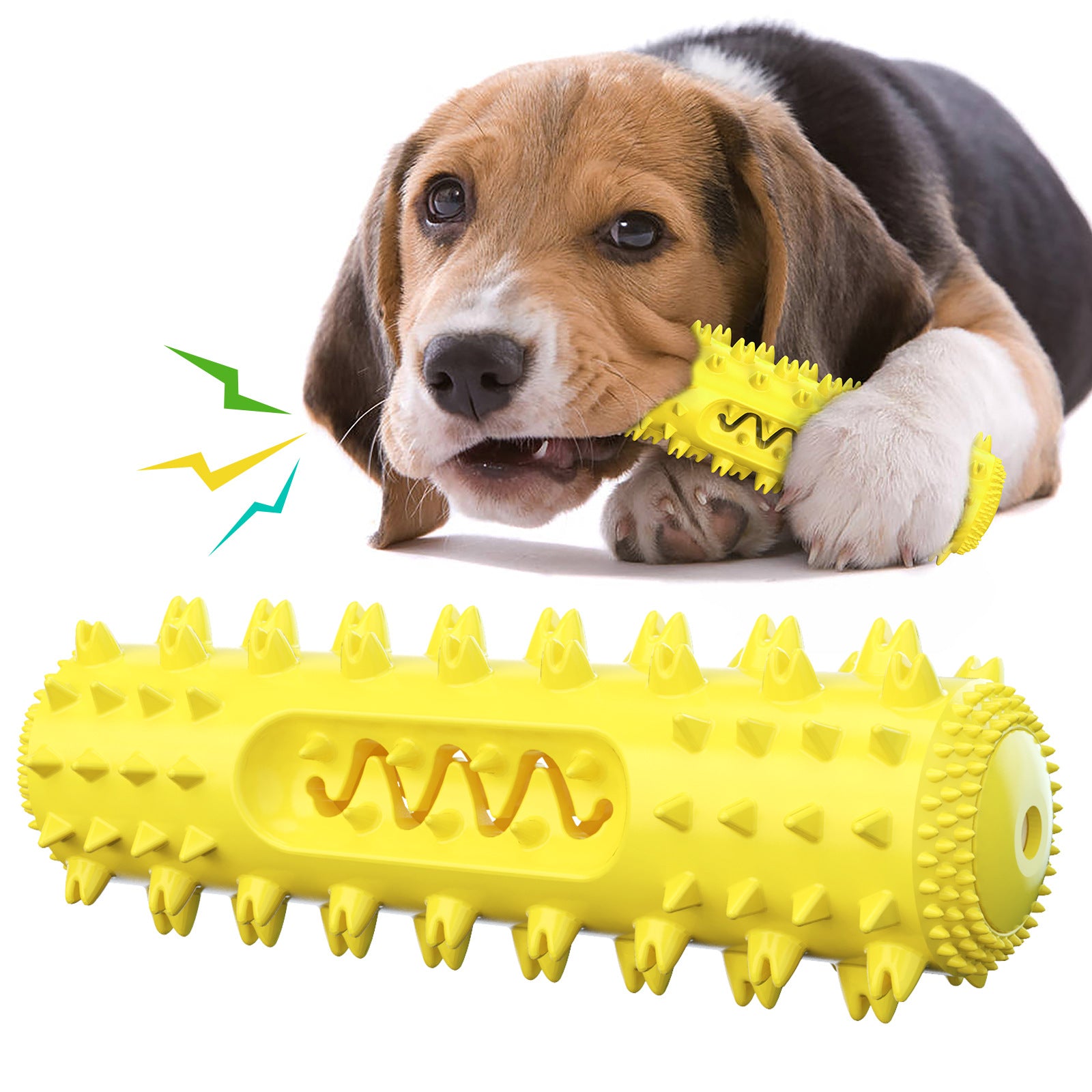 Pet Supplies Vocal Pet Dog Teething Stick Cleaning Dog Toothbrush Vent Chewing Dog Toy - Minihomy