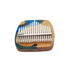 17-tone Thumb Piano Square Wooden Acrylic Material - Minihomy