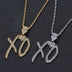 Hip Hop Necklace Letter Pendant Jewelry - Minihomy