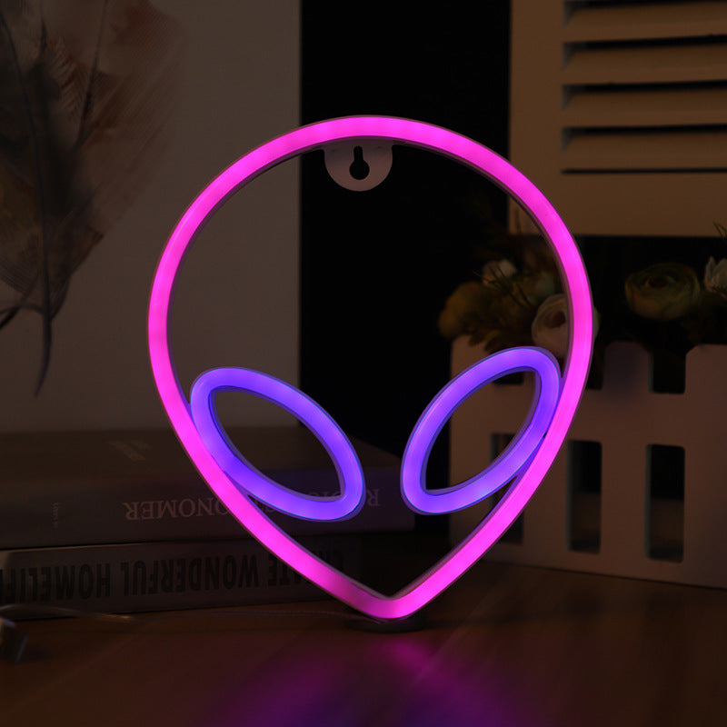 LED Alien Neon Wall Hanging Modeling Lamp - Minihomy