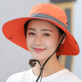 Outdoor sunshade hat couple fisherman's hat