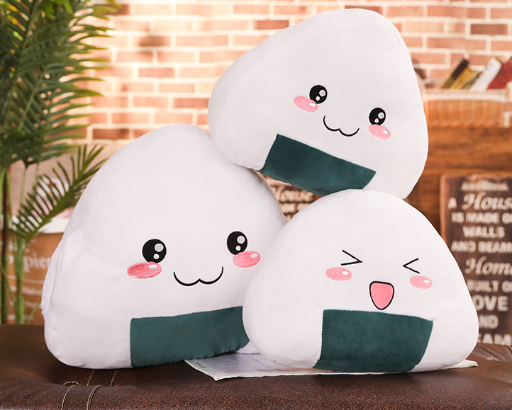 Cartoon Anime Rice Ball Plush Toy Plush Doll Large Sleeping Pillow Ragdoll Doll Children's Day Gift - Minihomy