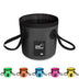 Portable Travel Bag Fishing Bucket Folding Bucket Bag Outdoor Convenient Travel Car Wash Bucket Outdoor Waterproof Bag - Minihomy