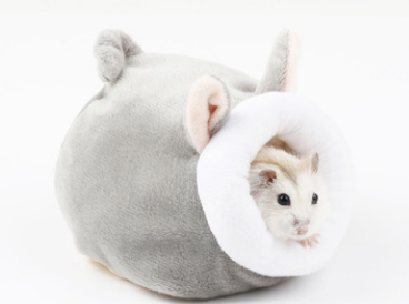 Hamster Squirrel Chinchilla Cotton Nest Bite Winter Sleeping House - Minihomy