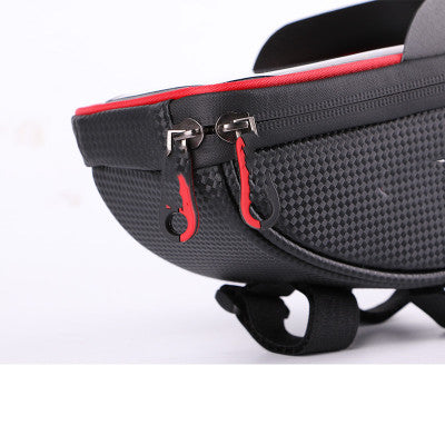 Front Handlebar Bag, Riding Mobile Phone Waterproof Navigation Bag, Upper Tube Bag, Front Head Bag - Minihomy