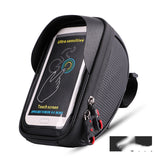 Front Handlebar Bag, Riding Mobile Phone Waterproof Navigation Bag, Upper Tube Bag, Front Head Bag - Minihomy