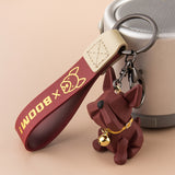 Cute Small Couple Niche Red Exquisite Car Couple Keychain