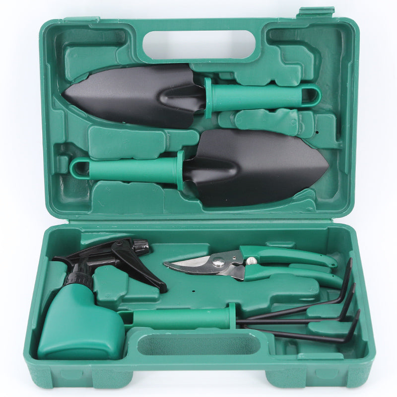 Ten-piece gardening tool set with Carrying Case Gardening Tools Kit