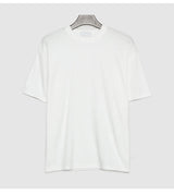 Loose Solid Color T-shirt Short Sleeve Casual Top for Men - Minihomy