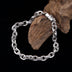 Couple Style Bracelet Female Sterling Silver Trend Retro Punk Style S925 Silver Jewelry - Minihomy