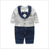 Baby Jumpsuit Spring And Autumn Gentleman Long-Sleeved Baby Clothes - Minihomy