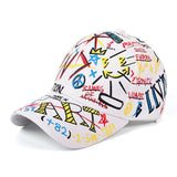 WHAT Graffiti Baseball Cap Hip Hop Tide Caps for Teenagers