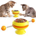 Rotatable Cat Toys Supplies With Catnip Interactive Training Toys For Cats - Minihomy