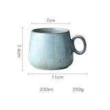 Ceramic Coffee Cup Retro Kiln Ceramic  Japanese Cup - Minihomy