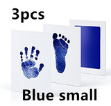 Non-toxic and wash-free baby ink watermarking oil fingerprints and footprints kit family souvenirs