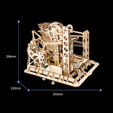 Robotime ROKR Blocks Marble Race Run Maze Balls Track DIY 3D Wooden Puzzle Coaster Model Building Kits Toys for Drop Shipping