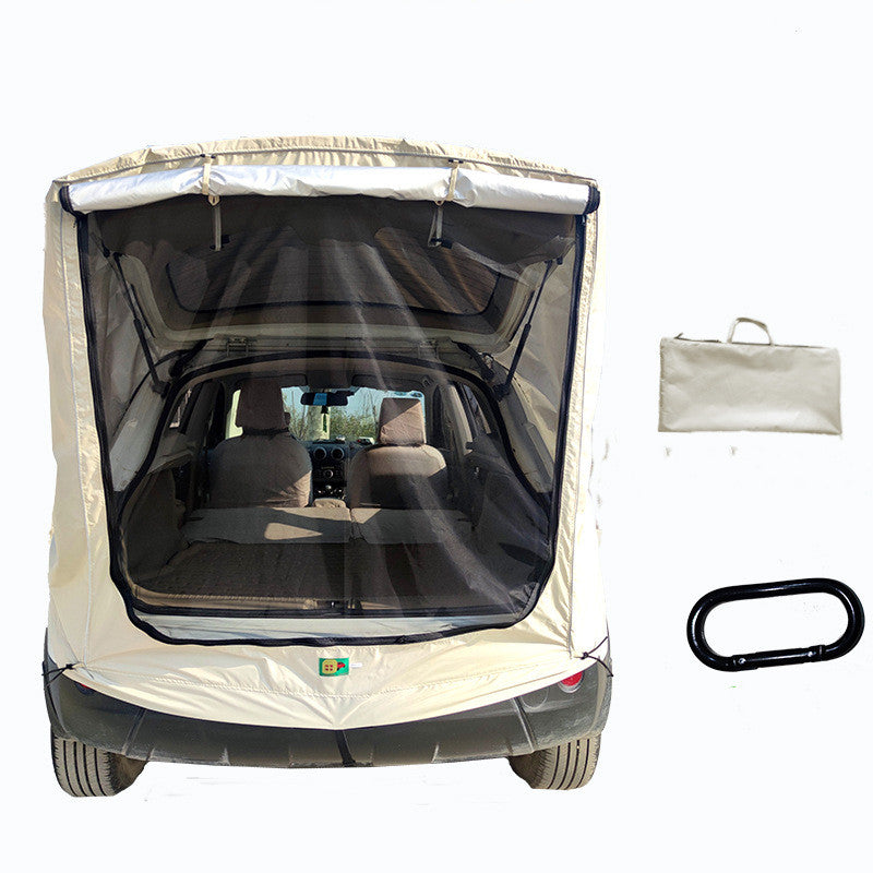 Car Trunk Extension Tent At The Rear Of The Car - Minihomy