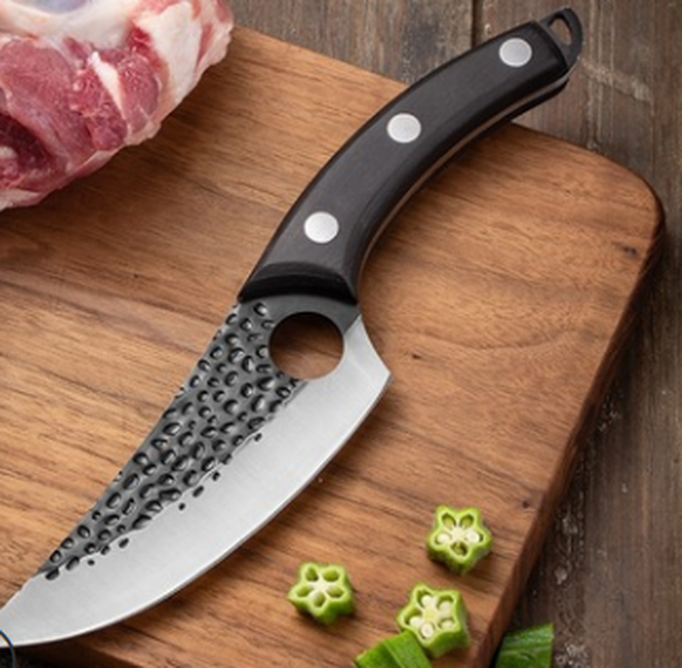 Kitchen Knife Meat Cleaver Slaughtering Butcher Knife Chopping Boning Knife Raw Fish Filleting Cooking Tool - Minihomy