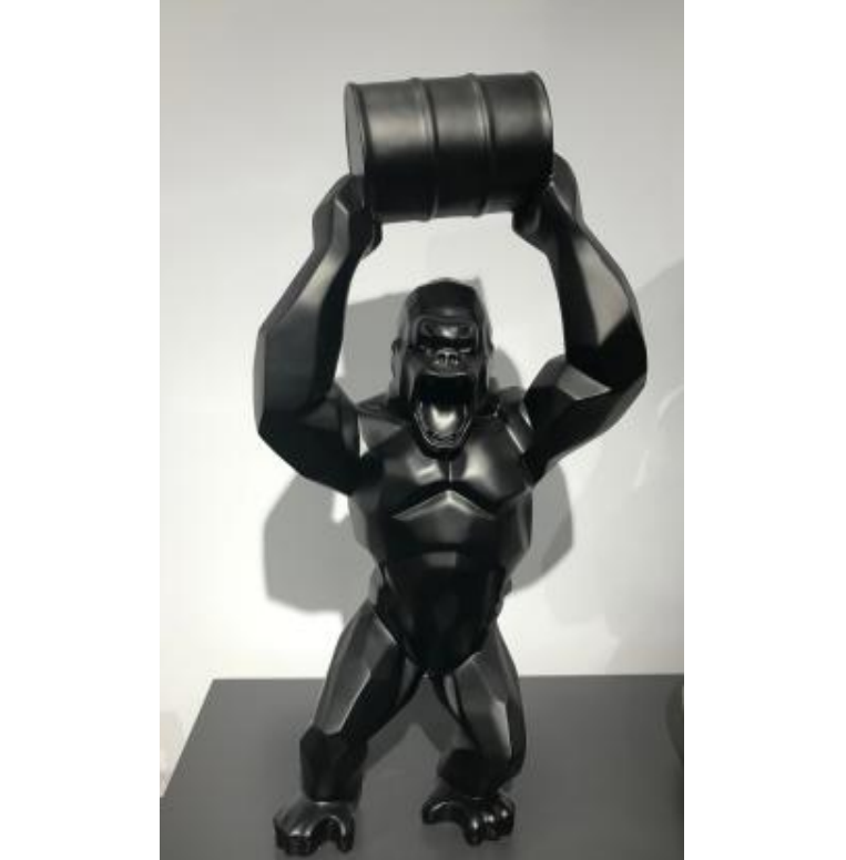 40cm Big Geometric Monkey King Kong Living Room Decoration Gorilla - Minihomy