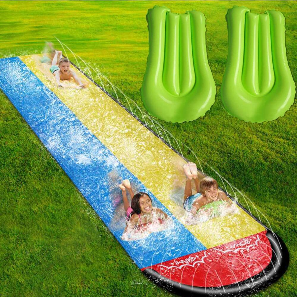 Children Double Surf Water Slide Outdoor Toy - Minihomy