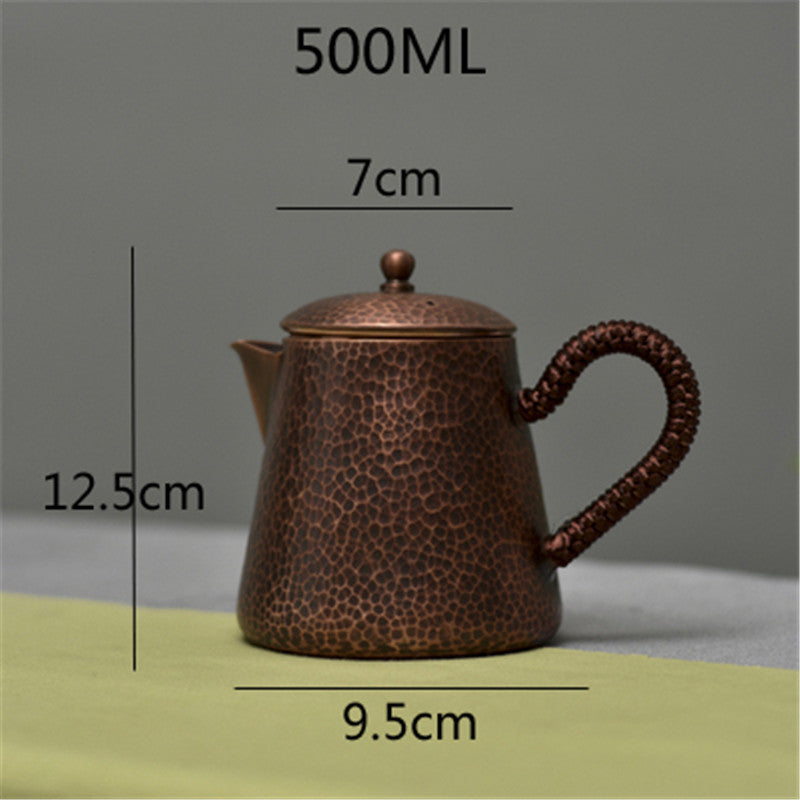 Handmade Small Copper Teapot Pure Copper Teapot Making Teapot