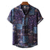 Casual Linen Floral Shirt Men - Minihomy