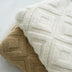 Jacquard Knitted Bed Tail Towel Autumn Winter Blanket - Minihomy