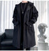 Men's Windbreaker Long Hooded Big Pocket Jacket - Minihomy