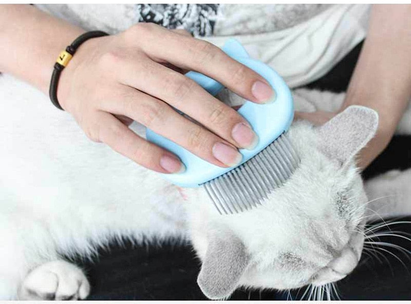 Pet Hair Removal Massaging Shell Comb - Minihomy