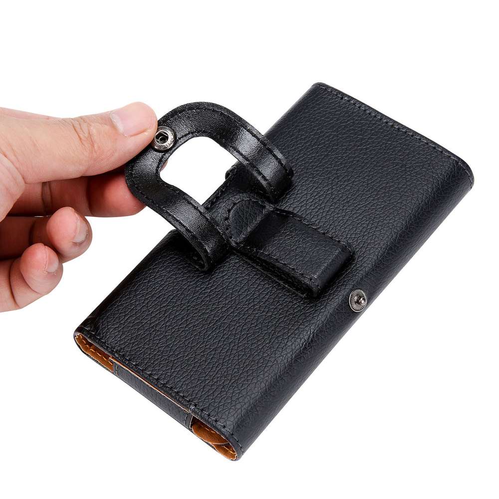 Mobile phone pocket hanging waist leather case - Minihomy