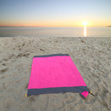 Outdoor Camping Waterproof And Convenient Foldable Two-color Picnic Mat