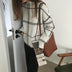 Core-spun high neck plaid sweater sweater top women - Minihomy