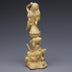 Poplar Carved Beauty Woman Ornament Handle - Minihomy