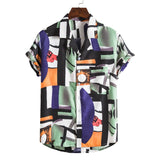 Men Short sleeved beach shirts men - Minihomy