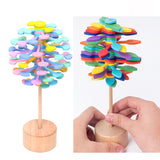 Solid Wooden Rotating Lollipop Fischer Series Creative Ornaments Decompression Toys Decompression Artifact Gyro - Minihomy