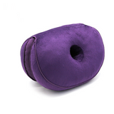 Multifunctional Plush Beautiful Buttocks Cushion In Half Fold Dual-use Cushion Pillow - Minihomy