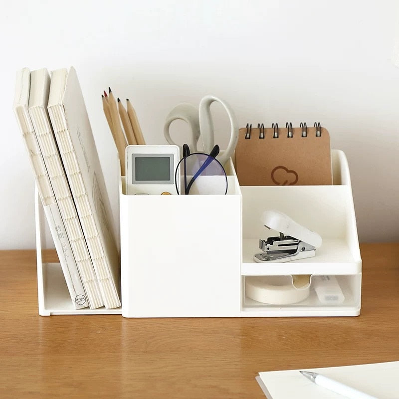 Desktop desk storage box organizer folder - Minihomy