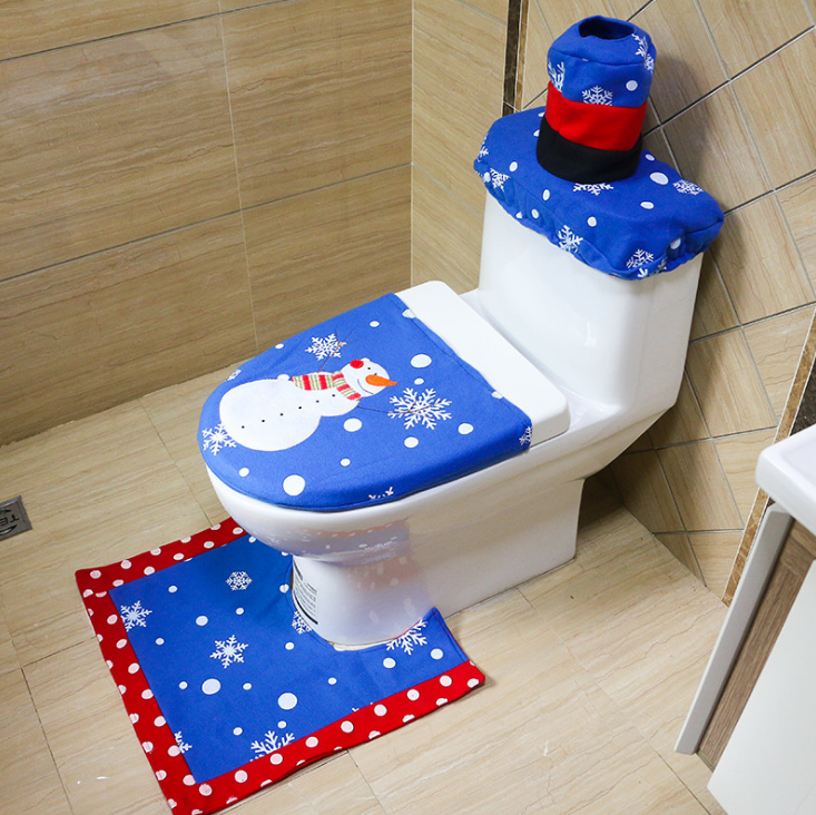 Christmas Toilet Seat Cover