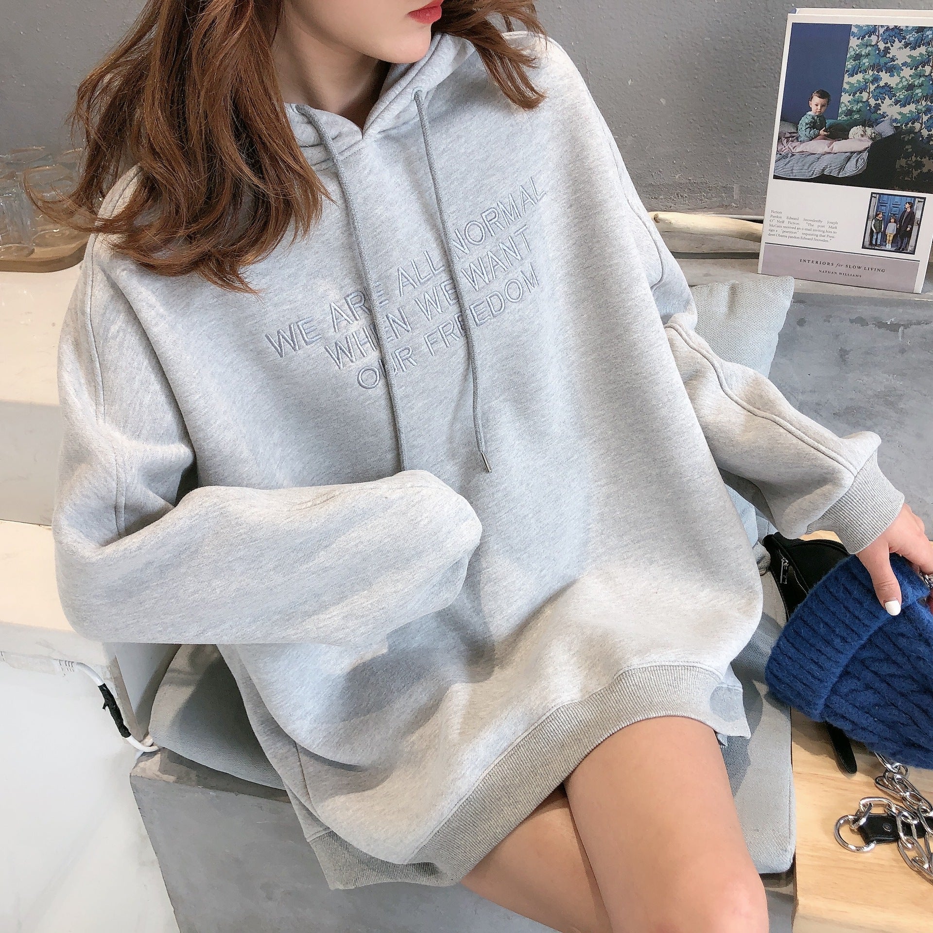 Loose Oversized Hoodie - Minihomy