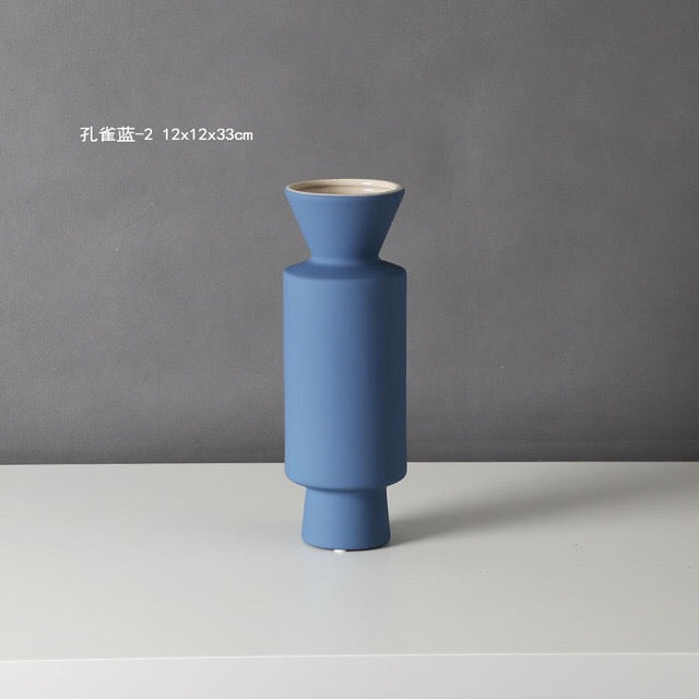 Nordic modern style ceramic vase - Minihomy