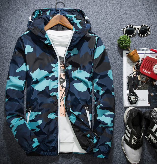 Spring Camouflage Jackets Casual Mens Coat