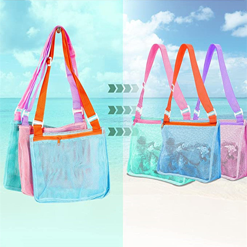 3D Cartoon Beach Sand Shell Bag Children Summer Beach Toy - Minihomy