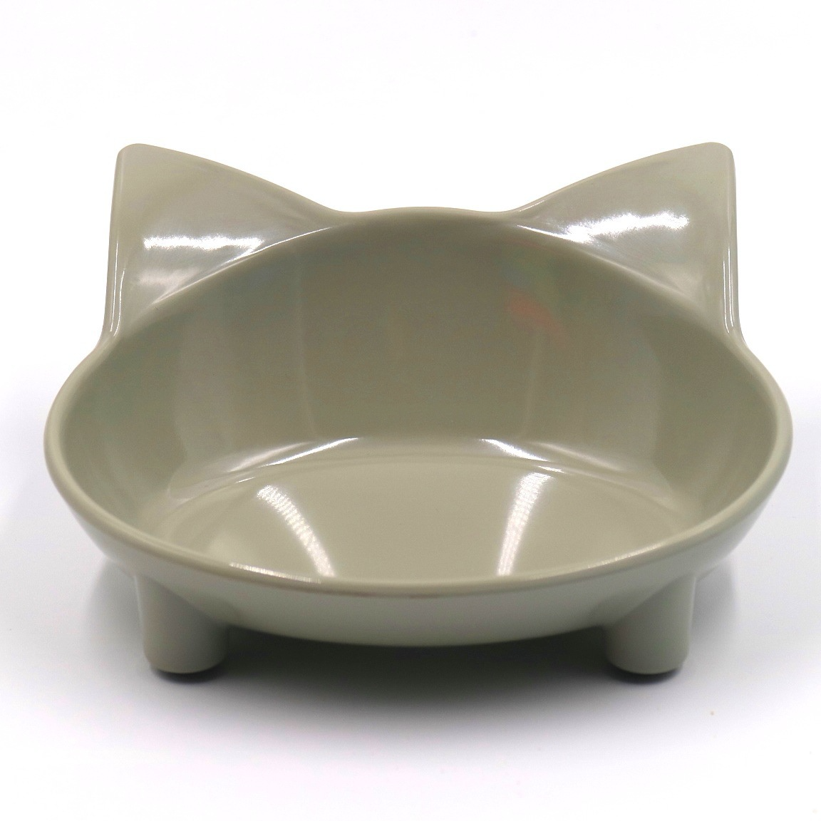 Pet supplies pet bowl melamine slip Colored  Cat Bowl - Minihomy