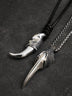 Harajuku Wind Dragon Claw Silver 925 Silver Pendant Trendy Domineering Necklace