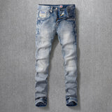 European And American Ripped Men's Jeans